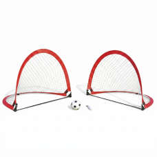Розкладні футбольні ворота Outdoor-Play Foldable Soccer Goal 2 шт., код: JC-5219A Red