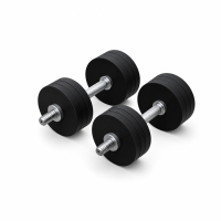 Гантелі металеві розбірні HardSport 2х20 кг, чорний, код: HS50287