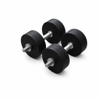 Гантелі металеві розбірні HardSport 2х22 кг, чорний, код: HS50288