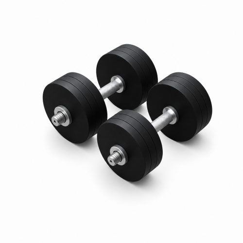 Гантелі металеві розбірні HardSport 2х26 кг, чорний, код: HS50290