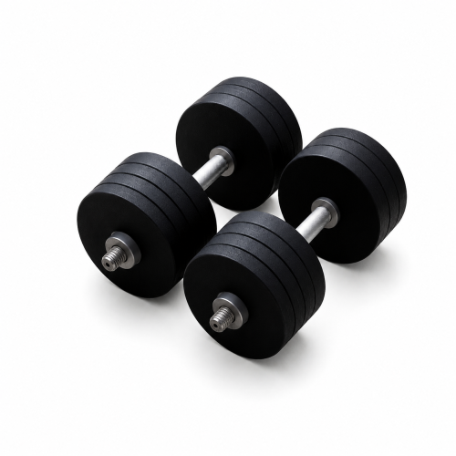 Гантелі металеві розбірні HardSport 2х30 кг, чорний, код: HS50292
