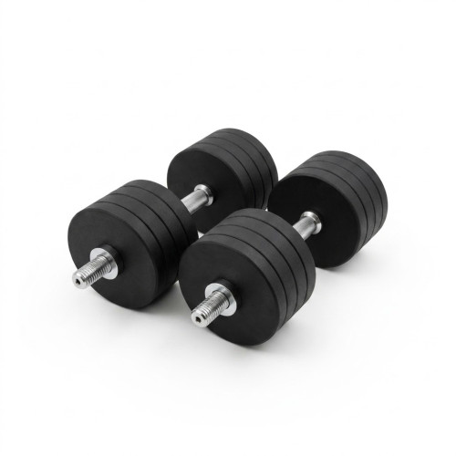 Гантелі металеві розбірні HardSport 2х34 кг, чорний, код: HS50294