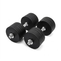 Гантелі металеві розбірні HardSport 2х40 кг, чорний, код: HS50297