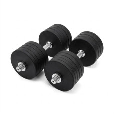 Гантелі металеві розбірні HardSport 2х40 кг, чорний, код: HS50297
