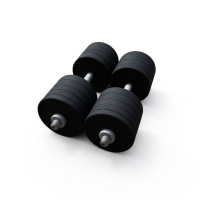 Гантелі металеві розбірні HardSport 2х44 кг, чорний, код: HS50299