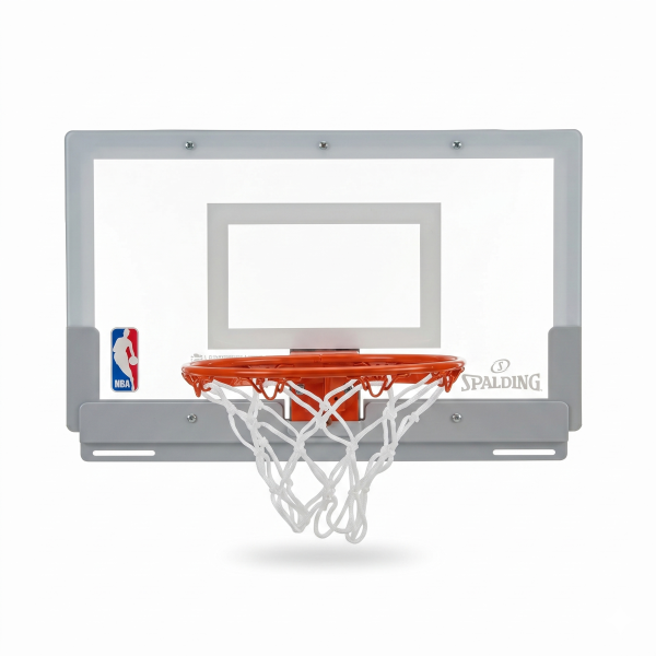 Щит баскетбольний Spalding NBA Arena Slam 180 з кільцем та сіткою кріпленням на двері, код: 56103CN