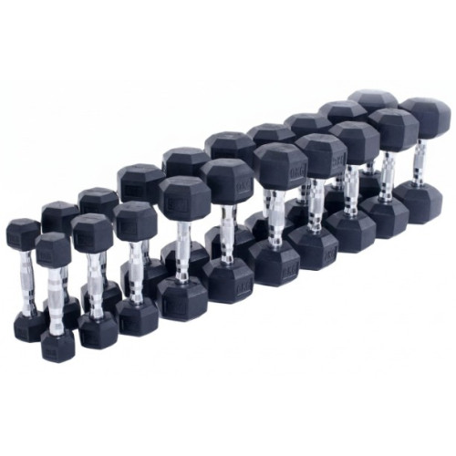 Гантельний ряд UnderFit Hex 2х1-10 кг (110 кг), код: M-11242353-IN