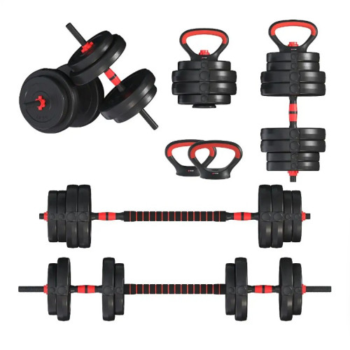 Гантелі з функцією штанги 6в1 Fit-On 33кг, код: 2030-0033