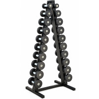 Ряд гантельний BioGym Black 1-10 кг (10 пар зі стійкою), код: 055095-RN
