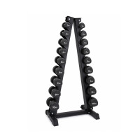 Гантельний ряд Generation Fitness FF51D6C-1-10kg (уретан) 1-10 кг зі стійкою "ялинка" DR-17, код: 523604-AX