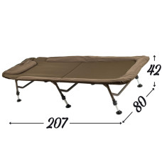 Коропова розкладачка Ranger BED 80 Fleece, код: RA 5525