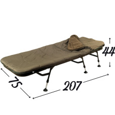 Коропова розкладачка Ranger BED 88 Sleep System, код: RA 5523