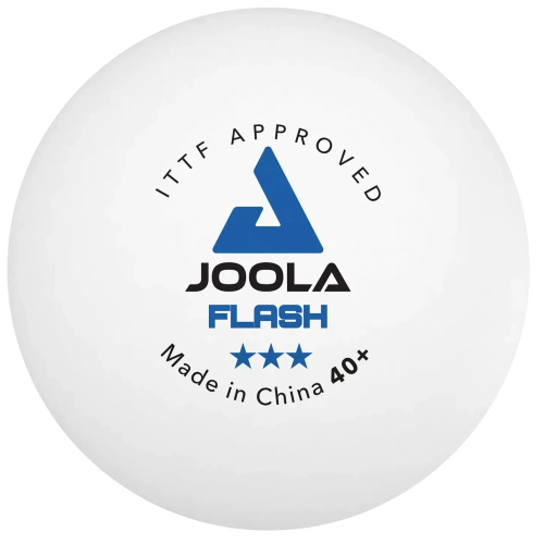 М'ячі для настільного тенісу Joola Flash 40+ White ITTF 3 шт (40042), код: 932154-SVA