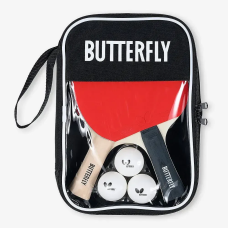 Набір для настільного тенісу Butterfly Racket Set Easy 2 Bats 3 Balls (6257623202), код: 932197-SVA