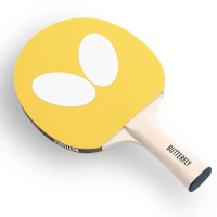 Ракетка для настільного тенісу Butterfly Logo Racket Yellow FL (6017873502), код: 932194-SVA