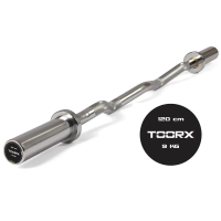 Гриф для штанги Toorx Max 300 Kg EZ curl 120 см 50 мм (BCO-120), код: 932178-SVA