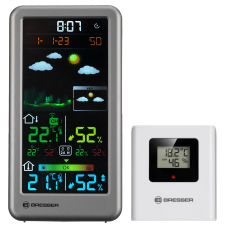 Метеостанція Bresser RC Neomeo V Silver (7006511), код: 932128-SVA