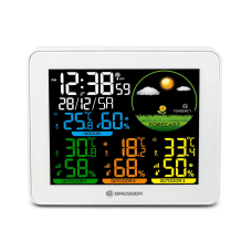 Метеостанція Bresser Colour Weather Station with 3 Sensors (9600028/13452), код: 932127-SVA