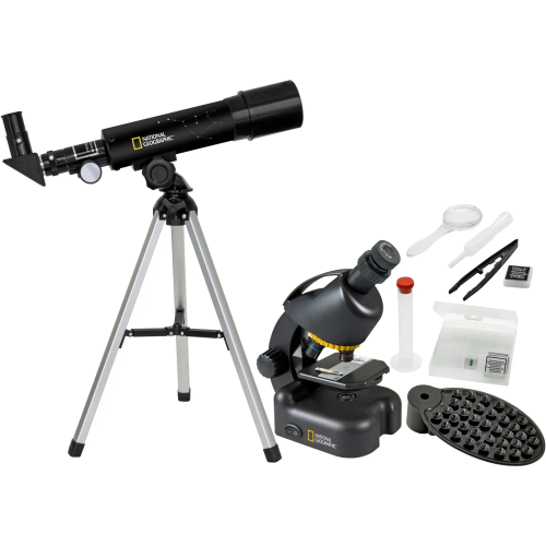 Мікроскоп National Geographic Junior 40x-640x + Телескоп 50/360 з кейсом (9118200), код: 926260-SVA