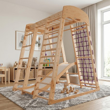 Спортивний комплекс для дому SportBaby, код: «Акварелька» Wood