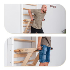 Спортивний куточок SportBaby 220 см, білий, код: Lux 7-220