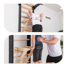 Спортивний куточок SportBaby 220 см, чорний, код: Lux 12-220
