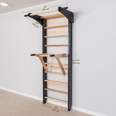 Спортивний куточок SportBaby 220 см, чорний, код: Lux 12-220