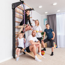 Спортивний куточок SportBaby 220 см, чорний, код: Lux 14-220