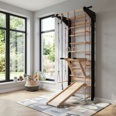 Спортивний куточок SportBaby 220 см, чорний, код: Lux 14-220