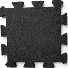 Гумова плитка UkrPlit Puzzle 20 мм (чорний), код: EG20T-PZ