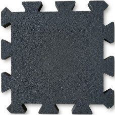 Гумова плитка UkrPlit Puzzle 20 мм (графіт), код: EG20G-PZ
