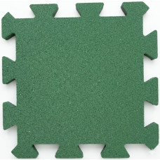 Гумова плитка UkrPlit Puzzle 20 мм (зелений), код: EG20GN-PZ