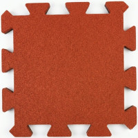 Гумова плитка UkrPlit Puzzle 30 мм (теракот), код: EG30R-PZ