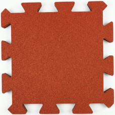 Гумова плитка UkrPlit Puzzle 30 мм (теракот), код: EG30R-PZ
