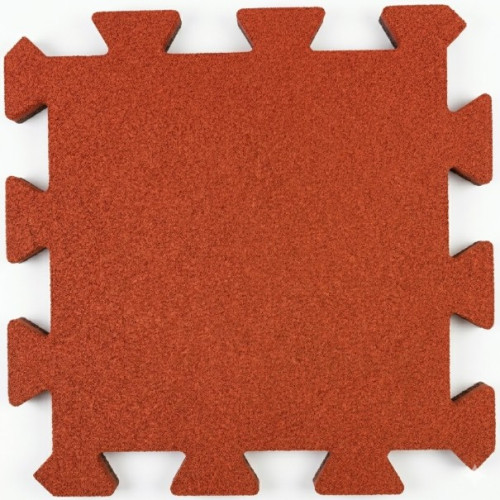 Гумова плитка UkrPlit Puzzle 30 мм (теракот), код: EG30R-PZ