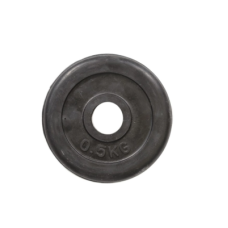 Диск обгумований EcoFit MD1005 0,5 кг, чорний, код: К00026976