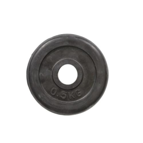 Диск обгумований EcoFit MD1005 0,5 кг, чорний, код: К00026976