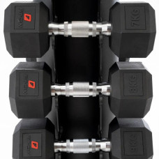 Гантельний ряд Fit-On Hex Stand S 2070-0003 1-10 кг (110кг), код: 86880~13