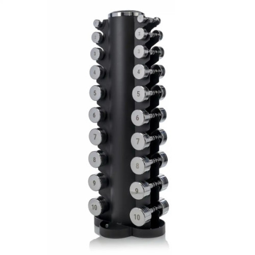 Гантельний ряд Fit-On Chrome Stand S 2070-0001 1-10 кг (110 кг), код: 86879~13