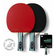 Набір для настільного тенісу Team Butterfly Advance FL x2 (6256900002-1), код: 932022-SVA