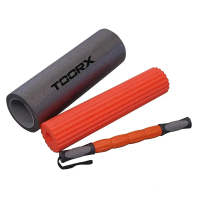 Набір масажерів Toorx Rullo 3 в 1 Nero/Arancio/Grigio (AHF-091), код: 932145-SVA