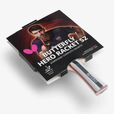 Ракетка для настільного тенісу Butterfly HERO Racket S3 Dang Qiu (6251730002), код: 932286-SVA