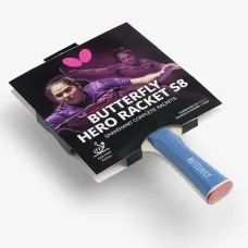 Ракетка для настільного тенісу Butterfly HERO Racket S8 Adriana Díaz (6251780002), код: 932291-SVA