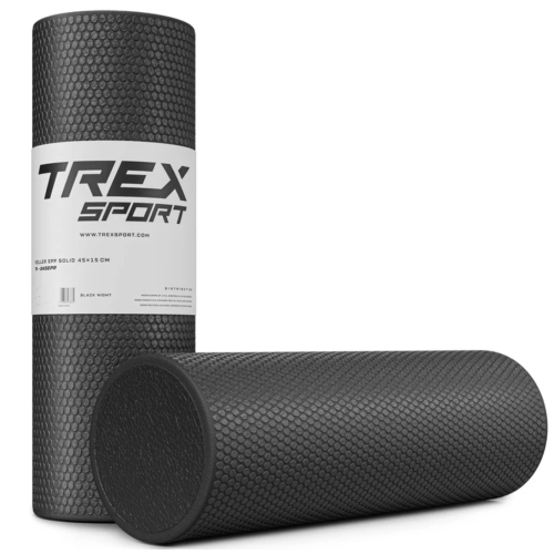 Роллер для кросфіту та масажу Trex Sport EPP 45x15см TX-045EPR чорний, код: 5902308233331