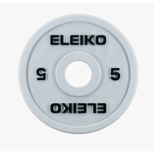 Диск малої ваги для пауерліфтингу Eleiko IPF 5 кг, код: 3060350-0500-FH