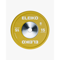 Диск змагальний для важкої атлетики Eleiko IWF 15 кг, код: 3085231-15-FH