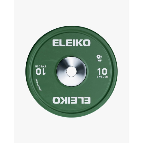 Диск змагальний для важкої атлетики Eleiko IWF 10 кг, код: 3085231-10-FH