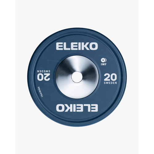 Диск тренувальний для важкої атлетики Eleiko IWF 20 кг, код: 3085440-20-FH