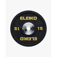 Диск тренувальний Eleiko Sport 15 кг, чорний, код: 3062911-15-FH
