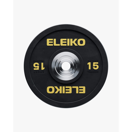 Диск тренувальний Eleiko Sport 15 кг, чорний, код: 3062911-15-FH